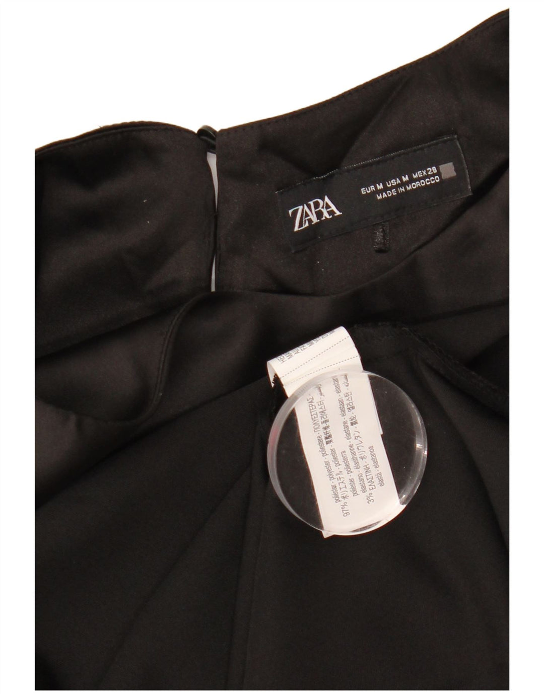 Zara Dame Maxi Dress UK 12 Medium Sort Polyester