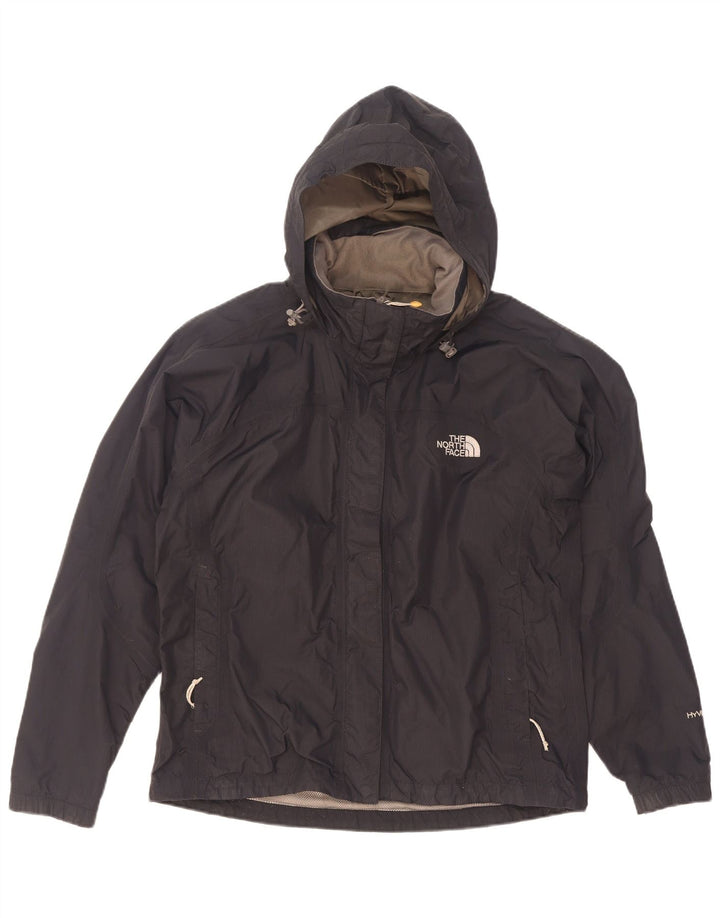 The North Face Dame Hyvent Hætte Oversized regnjakke UK 10 Small Black