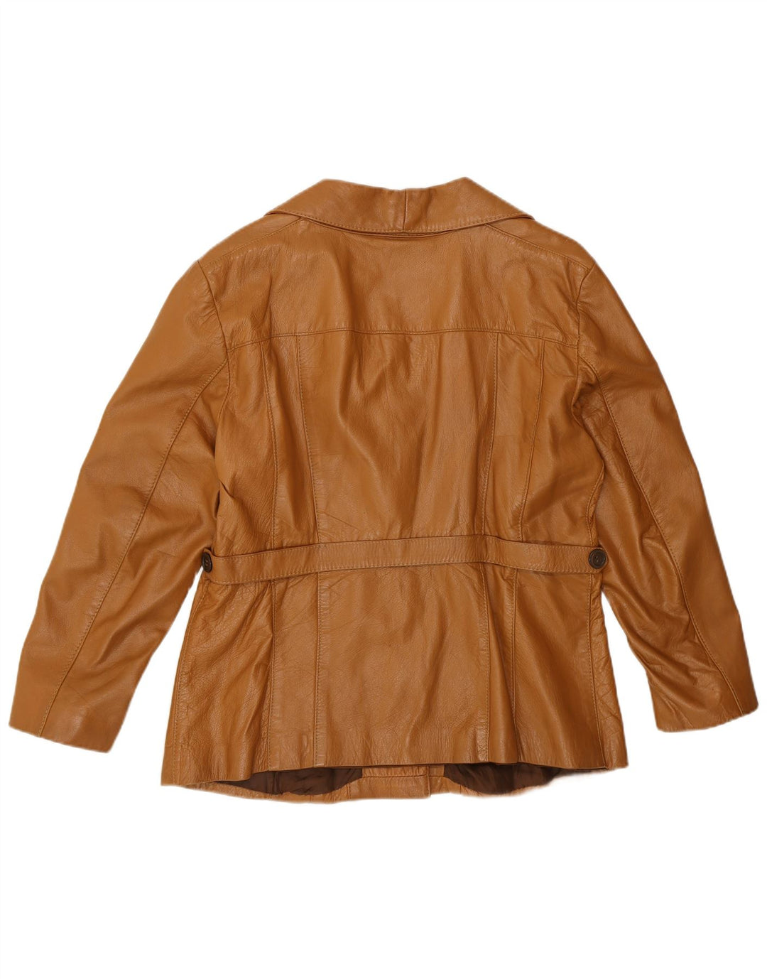 Vintage dame læderjakke UK 12 Medium Brown