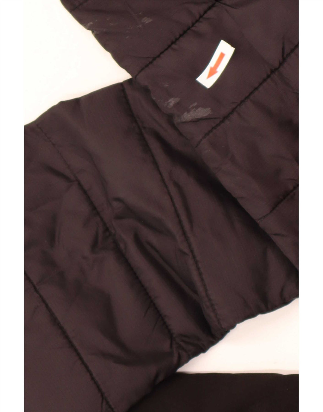 Ellesse Herre hættepolstret jakke UK 36 Lille sort nylon