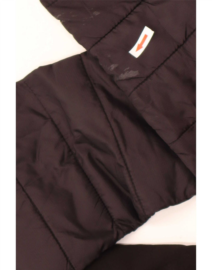 Ellesse Herre hættepolstret jakke UK 36 Lille sort nylon
