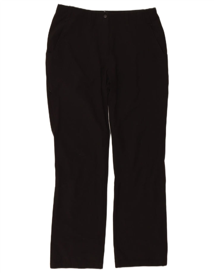 ROHAN Lige Chinobukser til kvinder UK 12 Medium W30 L30 Sort Polyamid
