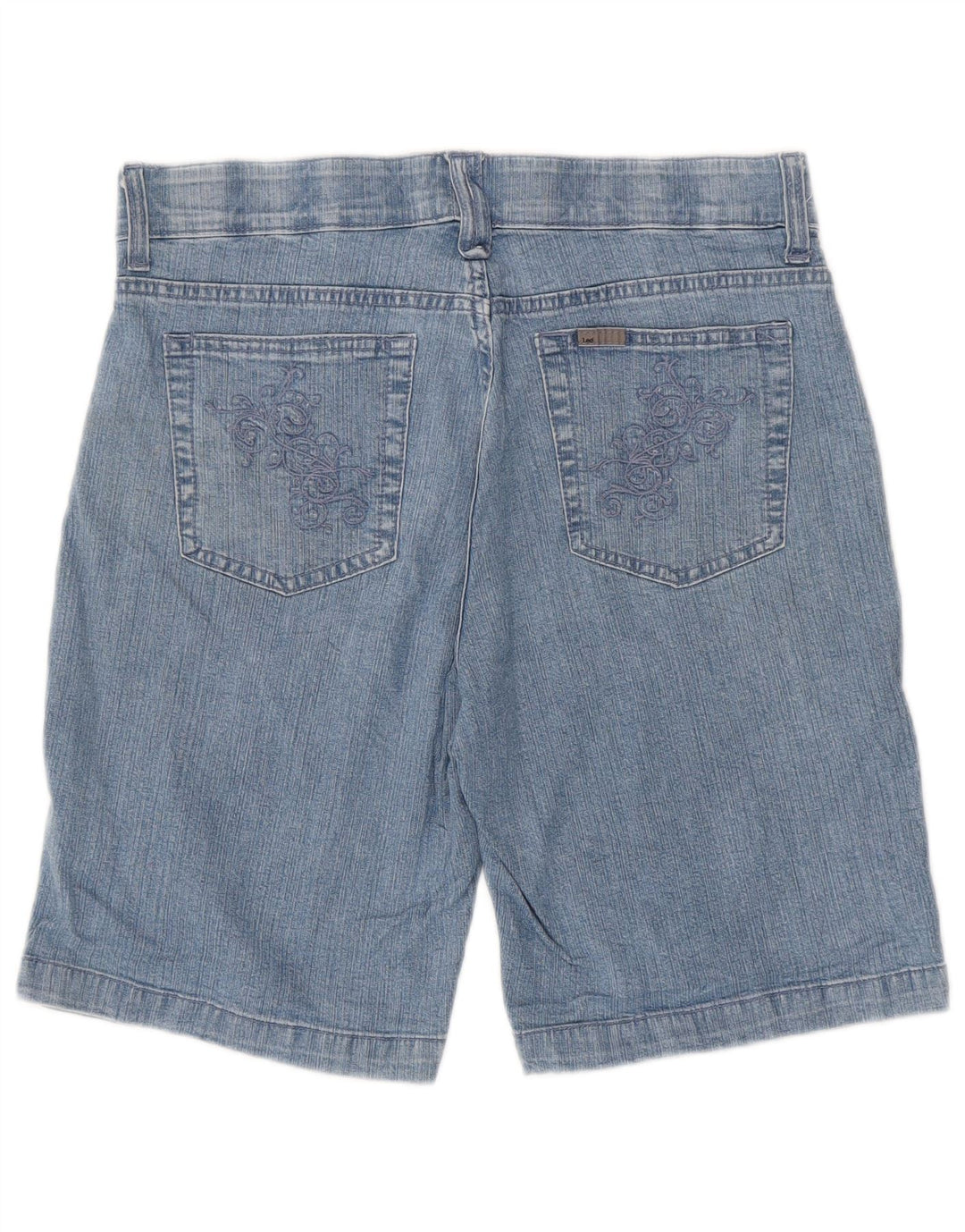 LEE Dame denim Shorts US 10 Large W32 Blue Cotton