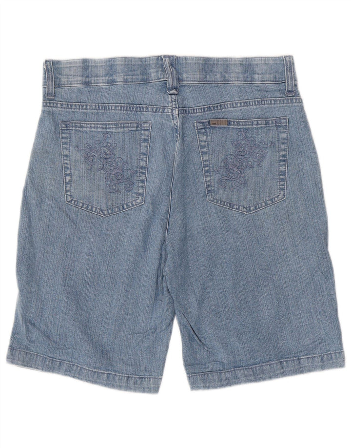 LEE Dame denim Shorts US 10 Large W32 Blue Cotton