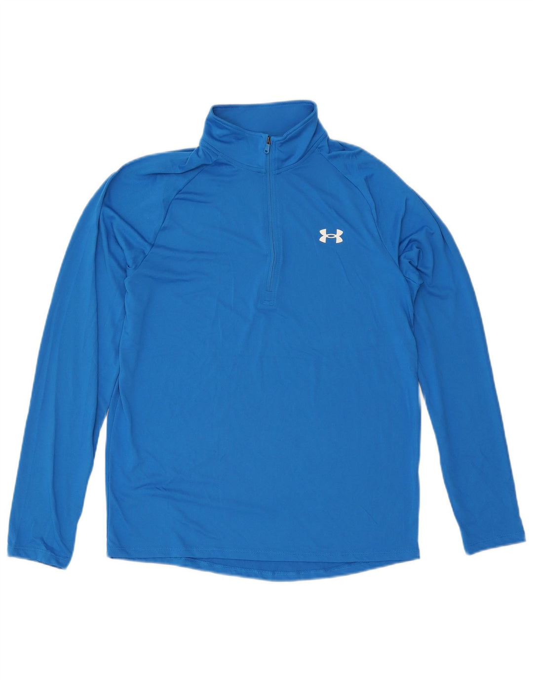 Under Armour Herre Zip Neck Pullover Træningsdragt Top Medium Blue