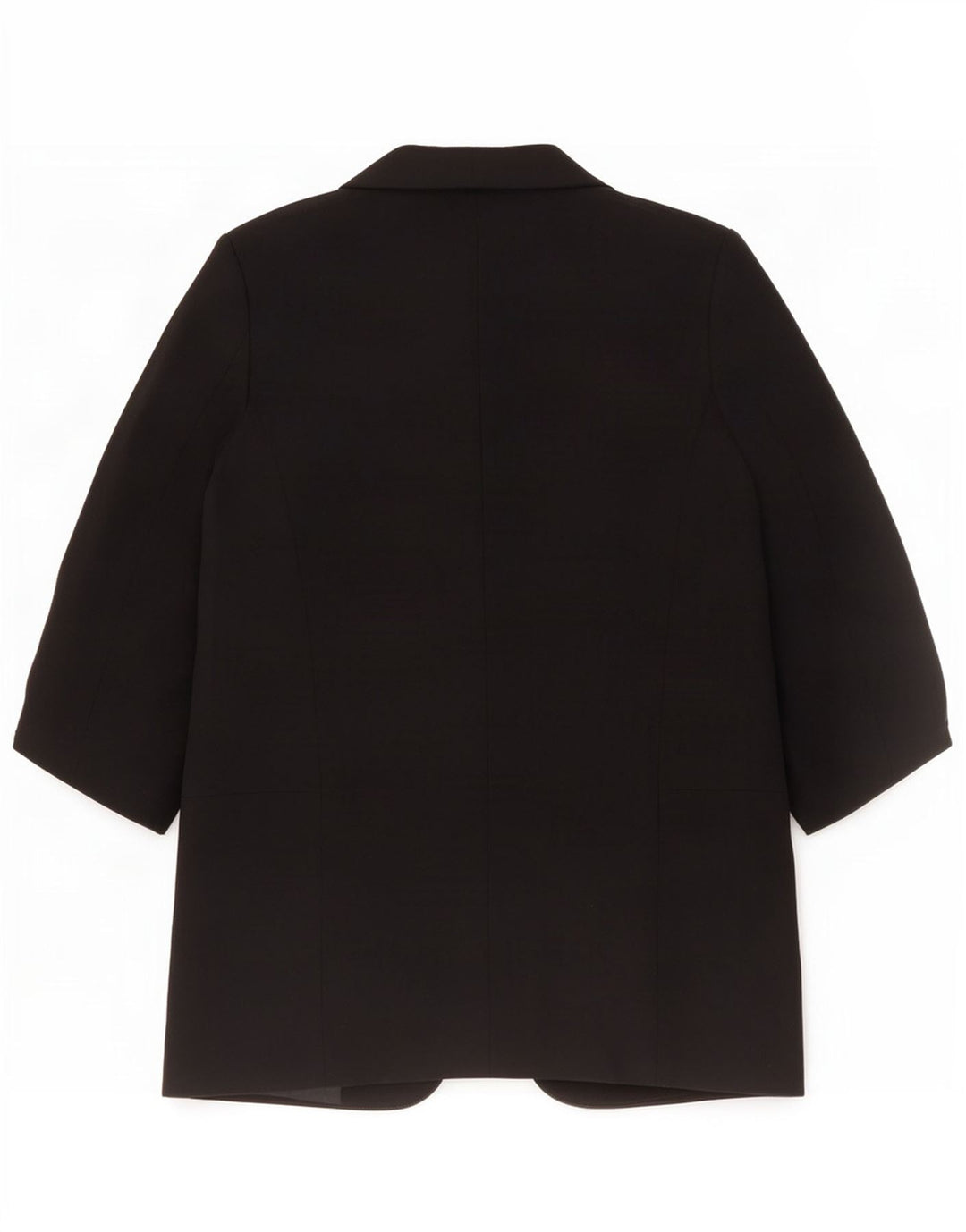 Zara Dame 3/4 ærmet åben blazerjakke UK 10 Lille sort polyester