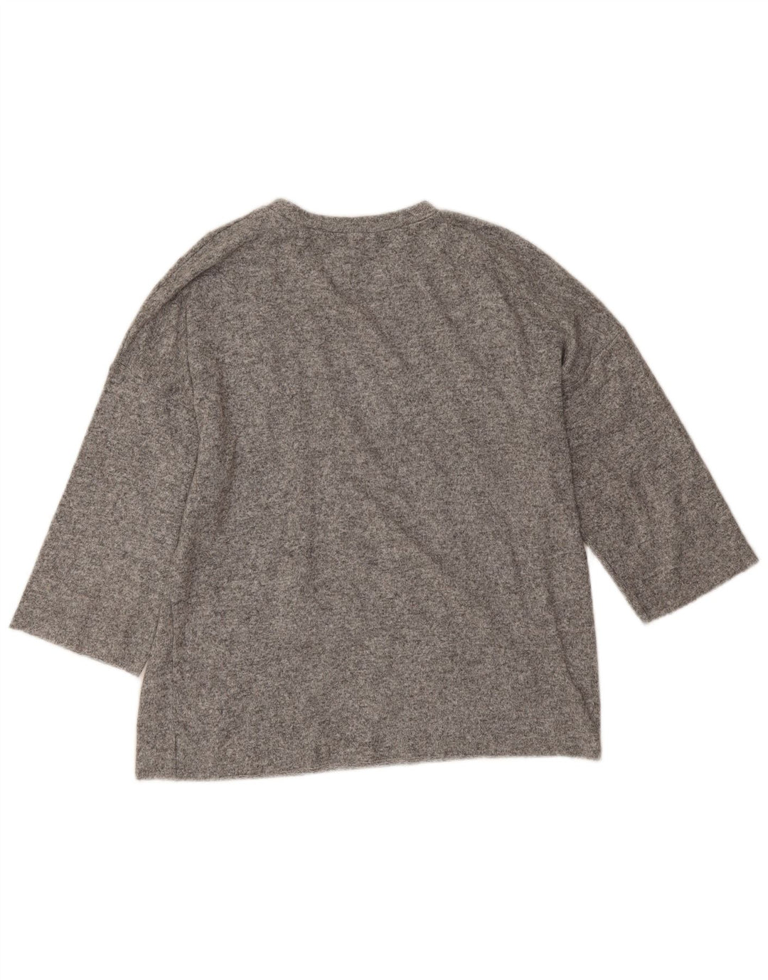 Zara Dame Oversized Crew Neck sweater UK 14 Medium Grey