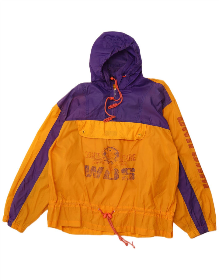 UNIFORM Herre Loose Fit Pullover Regnjakke UK 38 Medium Orange