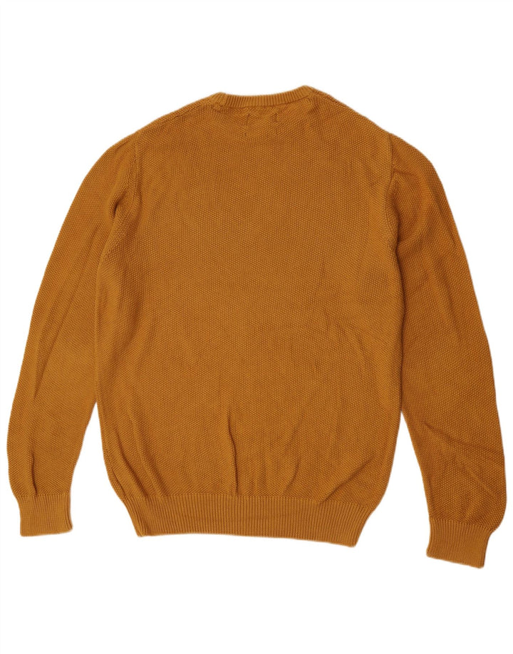 Marks & Spencer Herre Regular Fit Crew Neck sweater Medium Gul