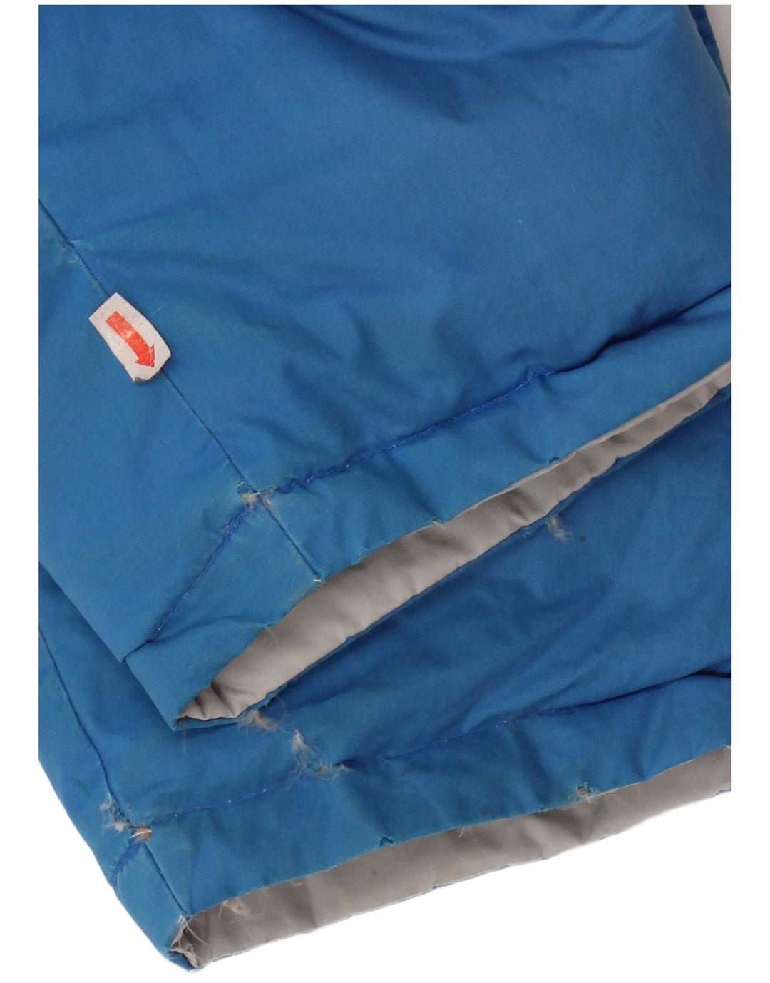 Diadora Herre Hætte Vendbar Polstret Jakke UK 40 Stor Blå Polyester