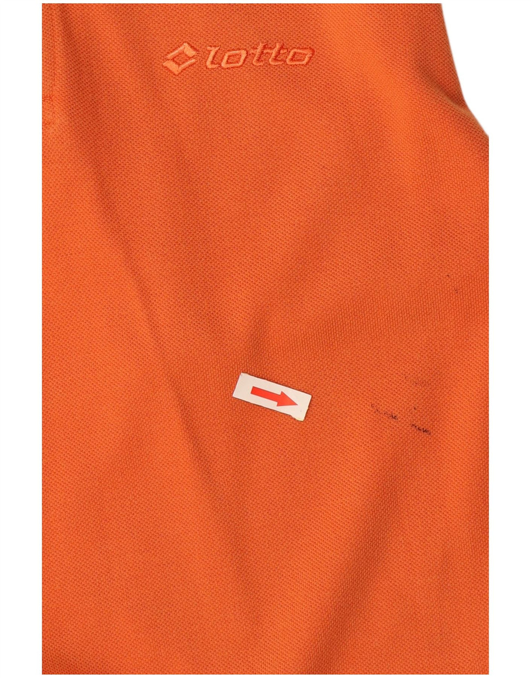 Lotto Herre Polo Shirt Medium Orange Bomuld