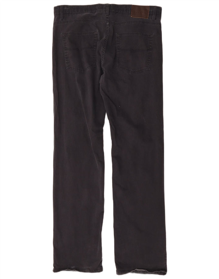 Marks & Spencer Herre Blue Harbor Straight Casual Bukser W36 L33 Navy
