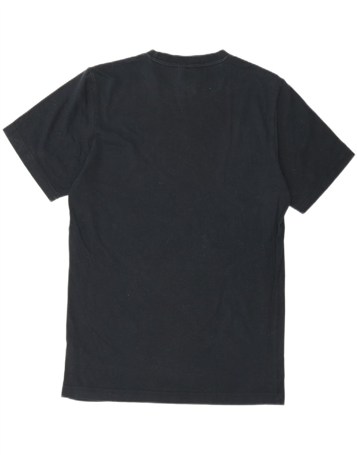 ADIDAS Mens Graphic T-Shirt Top Small Black Cotton Vintage Adidas and Second-Hand Adidas from Messina Hembry 