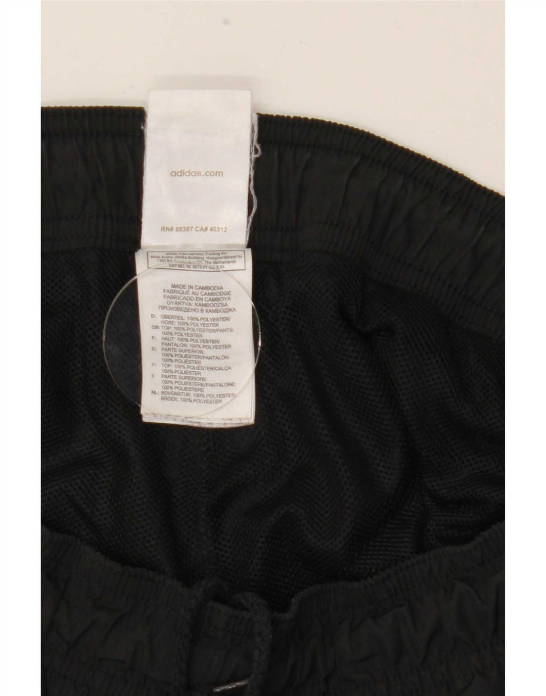 Adidas Træningsdragt til mænd Joggers Medium Sort Polyester