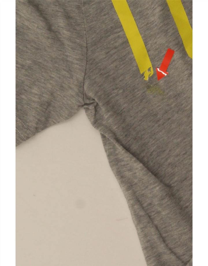 Dsquared2 drenge grafisk t-shirt top 11-12 år grå flækket bomuld