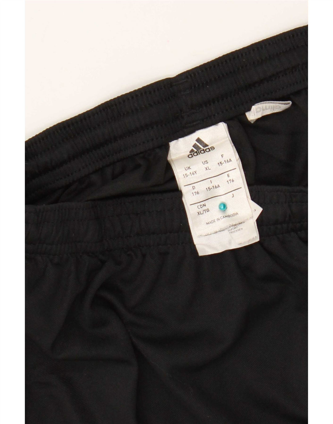 Adidas Boys Climalite Sportshorts 15-16 år Sort polyester