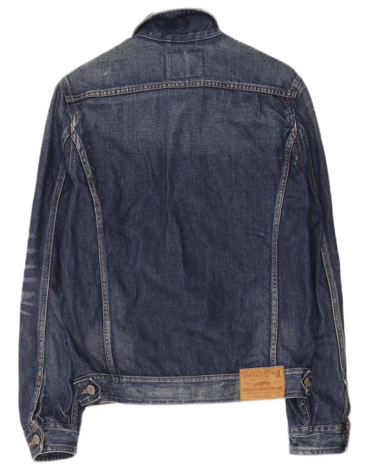 Jack & Jones Dame denimjakke UK 36 Small Navy Blue Bomuld