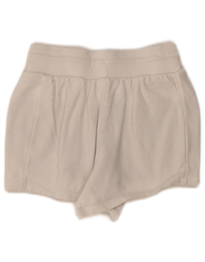 CHAMPION Womens Reverse Weave Sportsshorts UK 10 Small White Bomuld