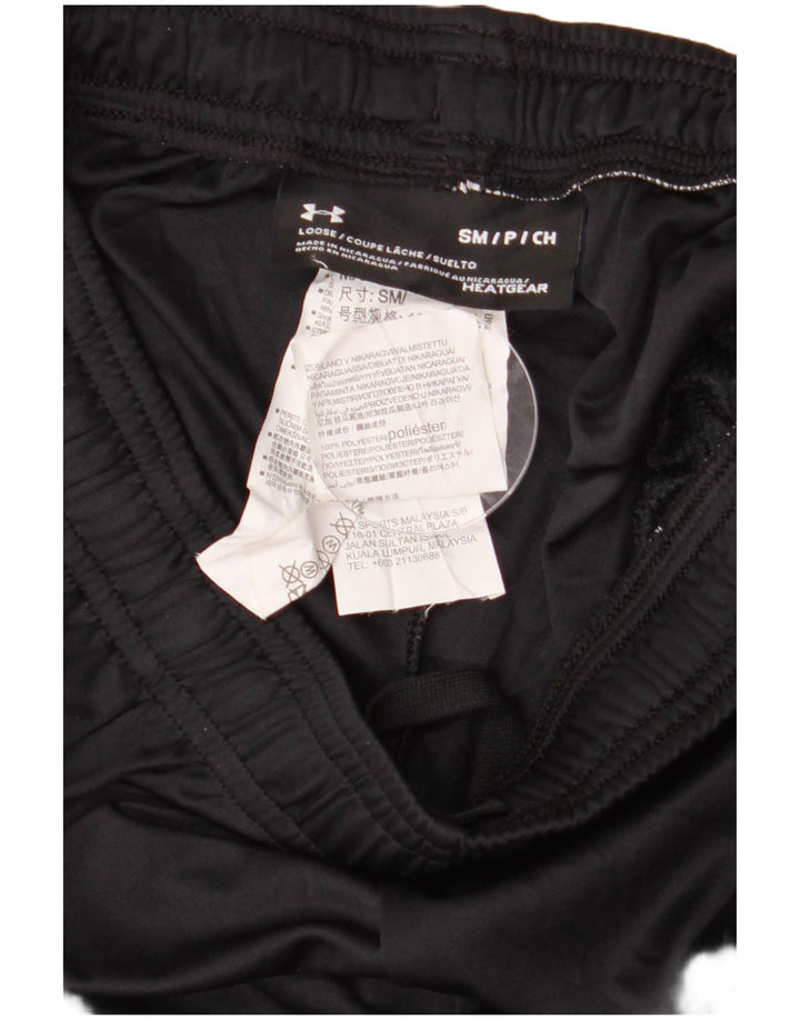UNDER ARMOUR Herre Heat Gear Graphic Sports Shorts Small Black Polyester