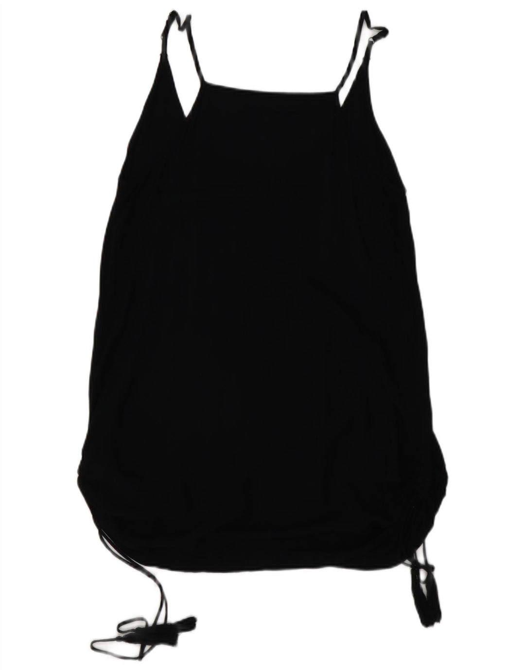 HARLEY Dame Cami Top UK 10 Small Black Rayon