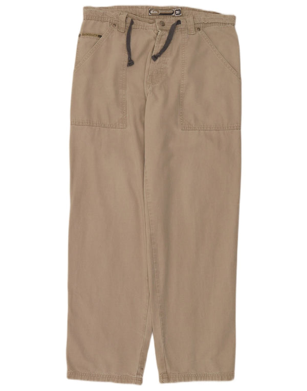 Quiksilver Herre Casual Bukser Medium W32 L32 Beige Bomuld