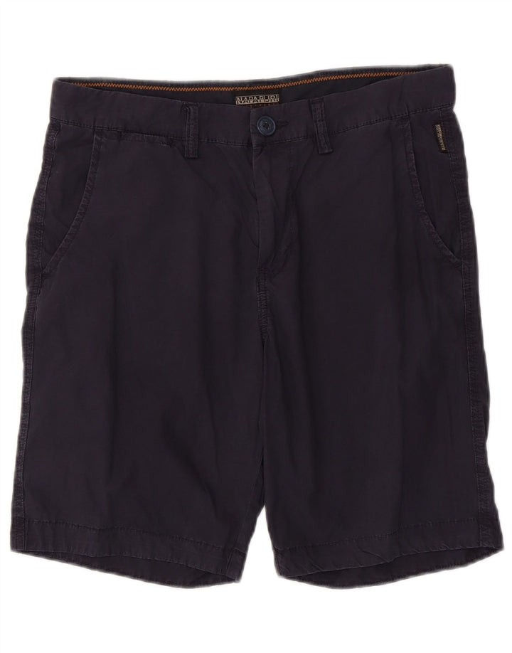 Napapijri Chino Shorts til mænd W31 Mellem marineblå bomuld