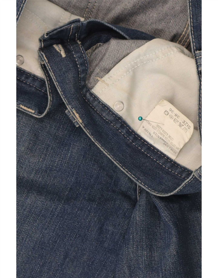 Lee Herre Cargo Denim Shorts W38 XL Blå Bomuld