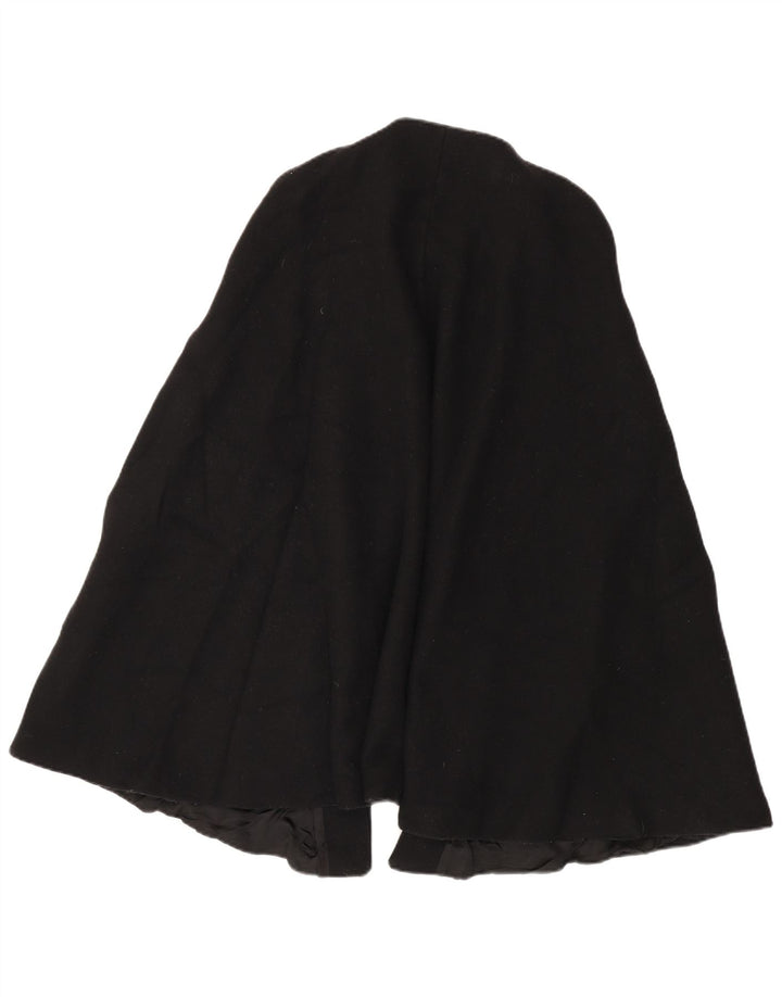 Zara Dame Cape Coat UK 12 Medium Black