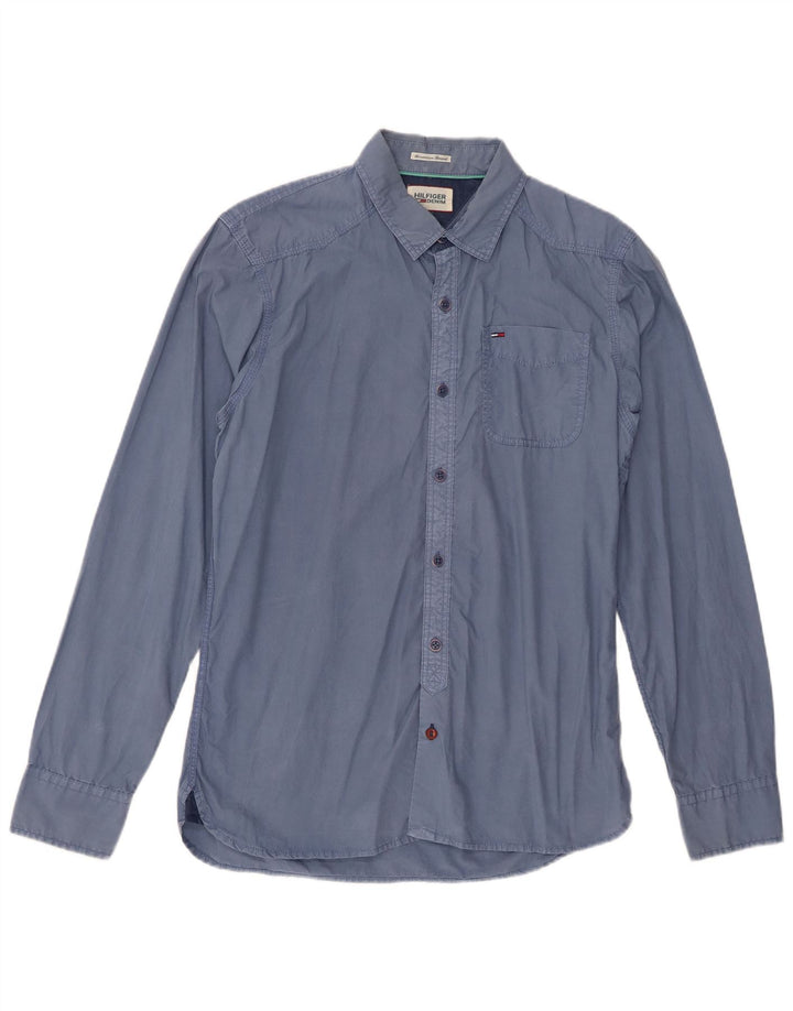 Tommy Hilfiger Herreskjorte Medium Blue