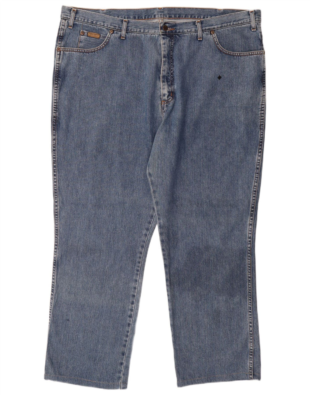 WRANGLER Mens Ohio Straight Jeans W44 L29 Blue Cotton