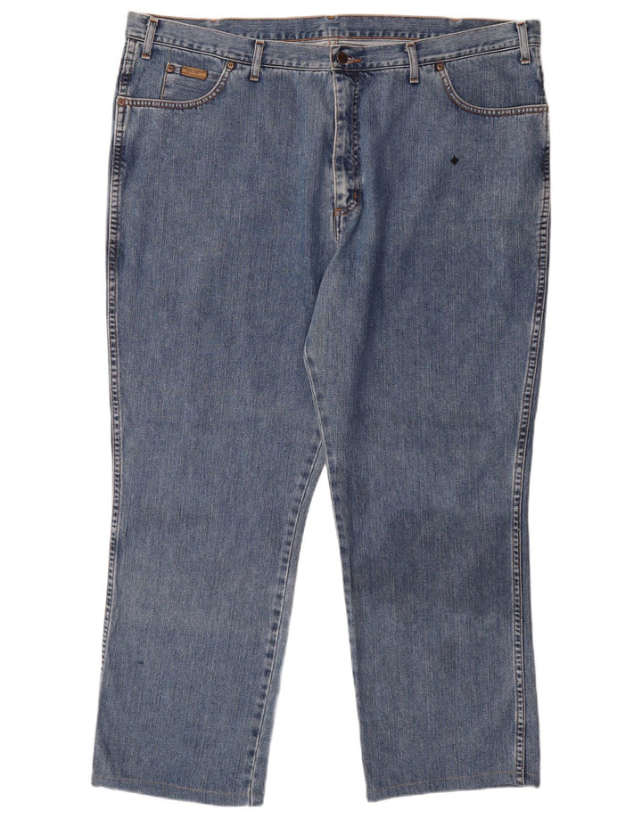WRANGLER Mens Ohio Straight Jeans W44 L29 Blue Cotton