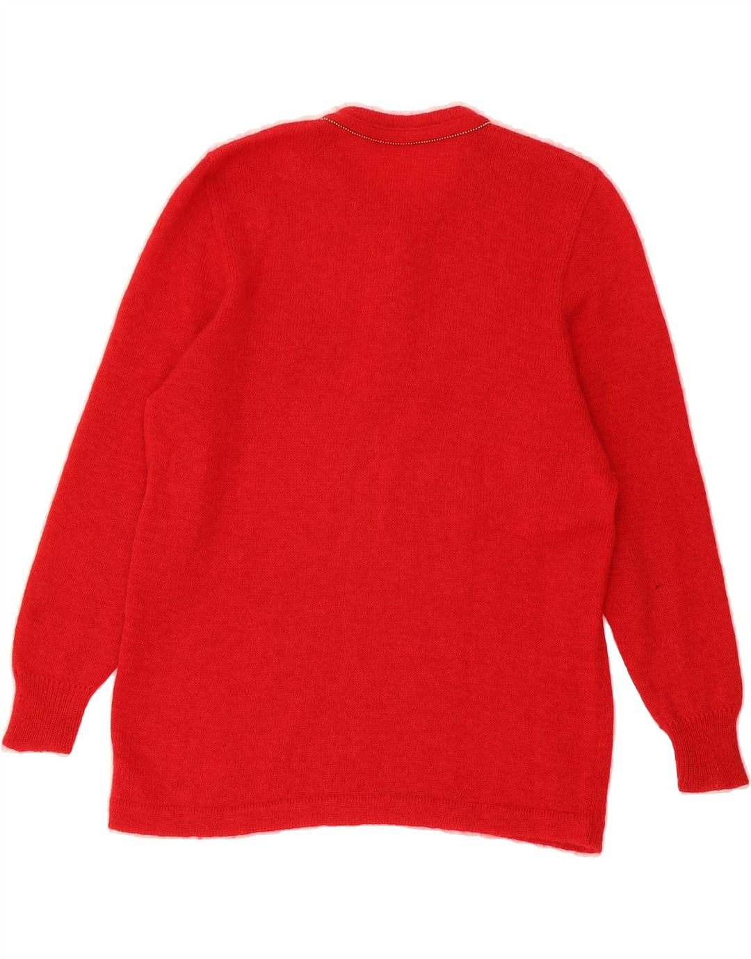 VINTAGE Womens Crew Neck Jumper Sweater UK 14 Large Red Vintage Vintage and Second-Hand Vintage from Messina Hembry 