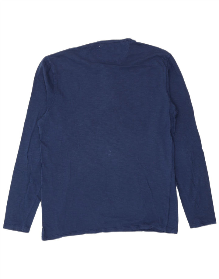 Levi's Herre Standard Fit Top Langærmet Stor Blå Bomuld