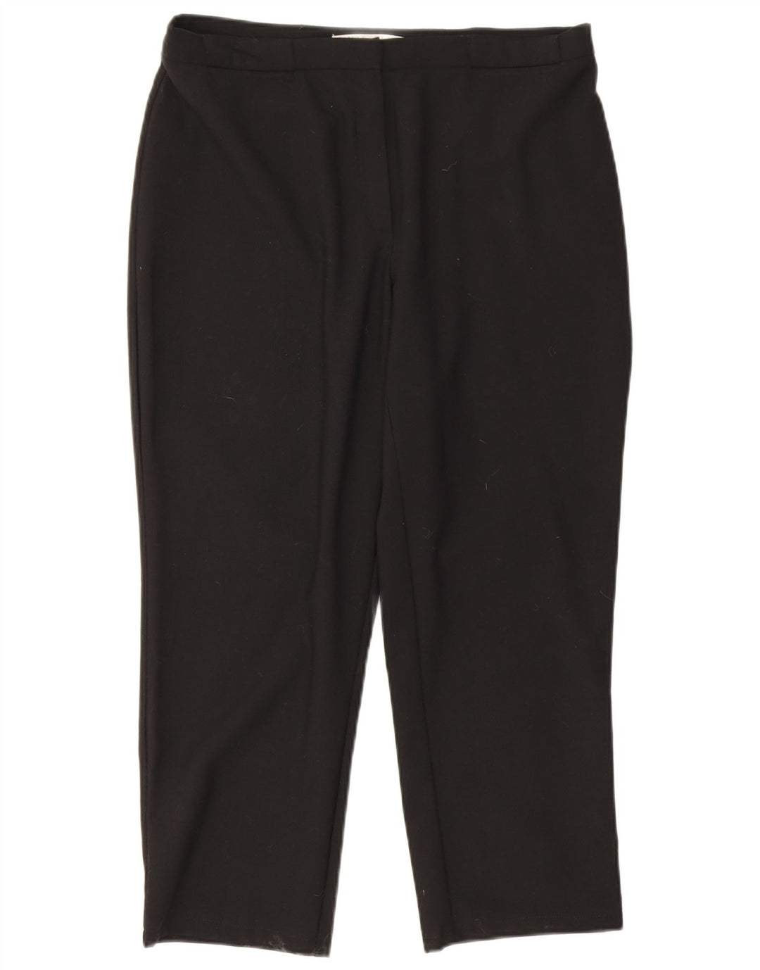 Marella Dame Straight Cropped Trousers W32 L23 Sort