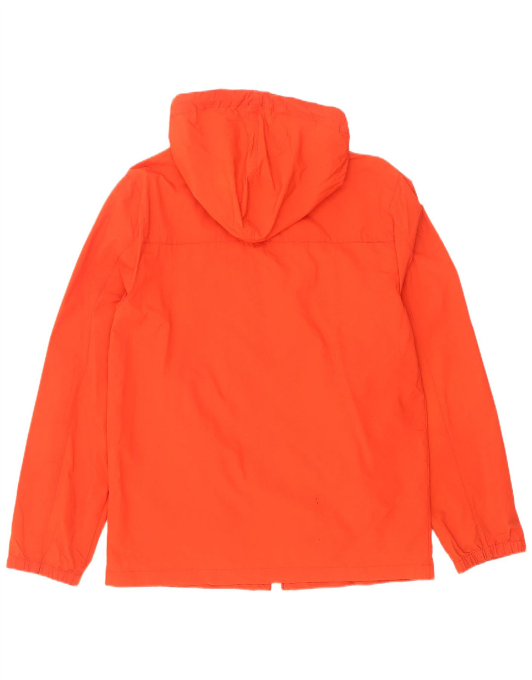 Jack Wills Herre Hooded Windbreaker Jacket UK 36 Small Orange Nylon