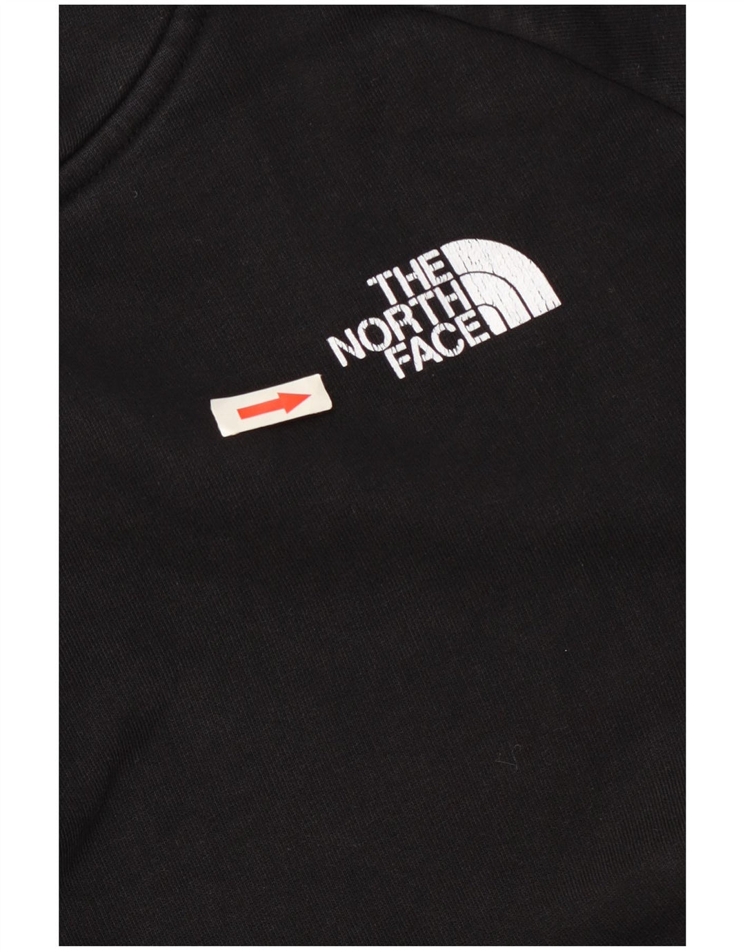 The North Face Herre Grafisk Hoodie Jumper Medium Sort Bomuld