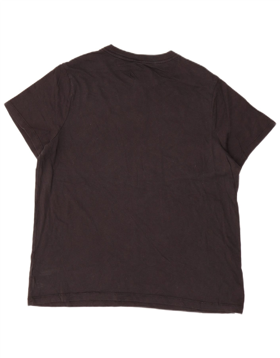 NIKE Grafisk T-shirt top til kvinder UK 18 XL Sort bomuld