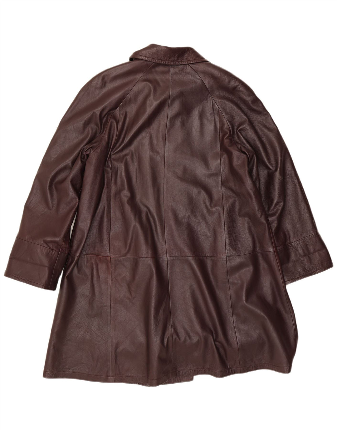 Basetti Dame Læder Frakke IT 50 XL Brun Læder