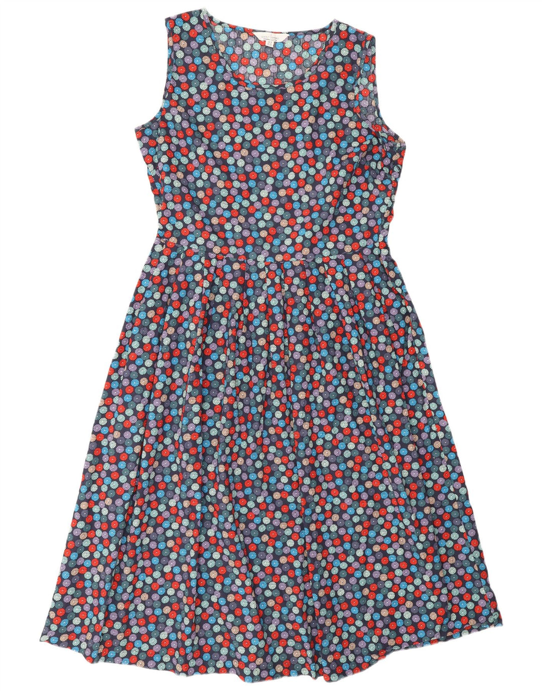 Seasalt Cornwall Dame A-Line Kjole UK 14 Large Multicolored Spotted