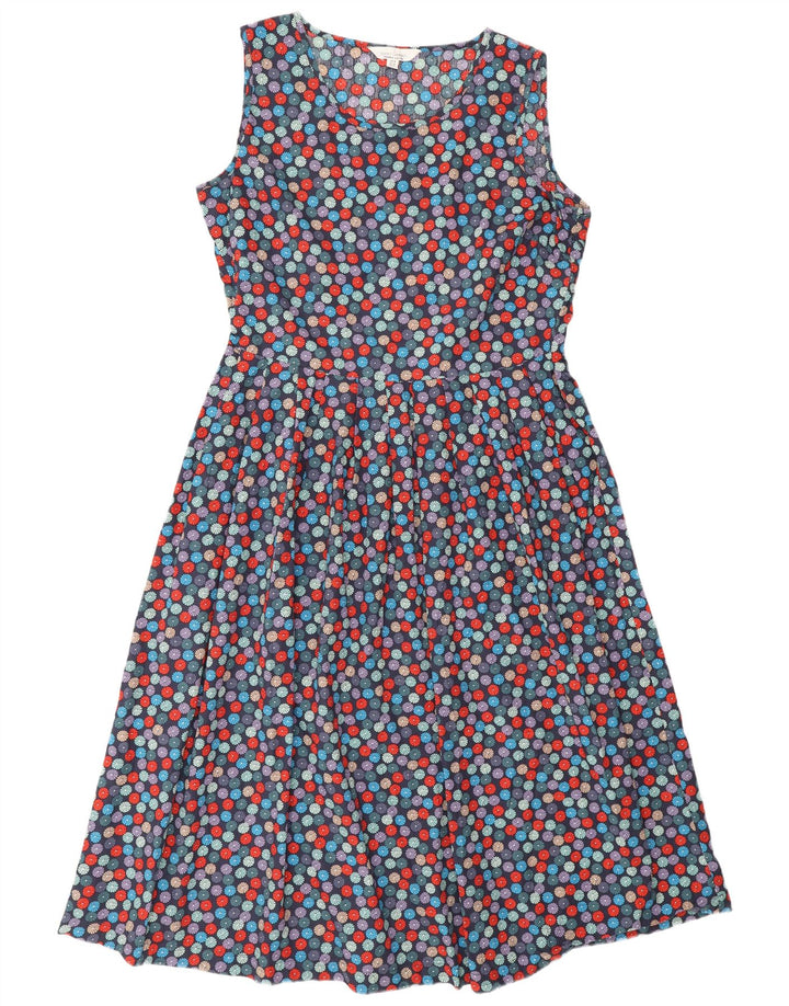 Seasalt Cornwall Dame A-Line Kjole UK 14 Large Multicolored Spotted