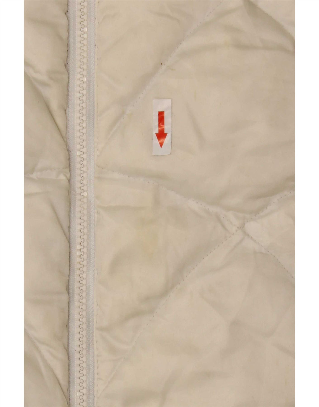 The North Face Dame Polstret Jakke UK 16 Large Off White Nylon