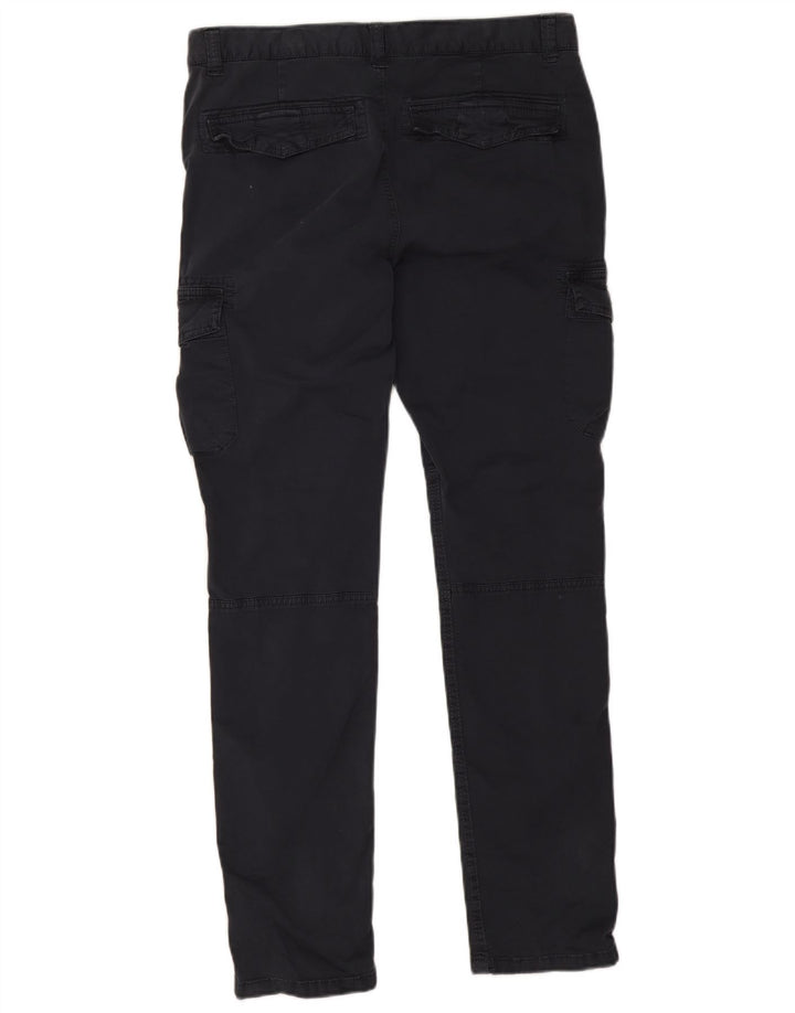 Superdry Slim Cargo Bukser til kvinder UK 12 Medium W32 L30 Marineblå Bomuld