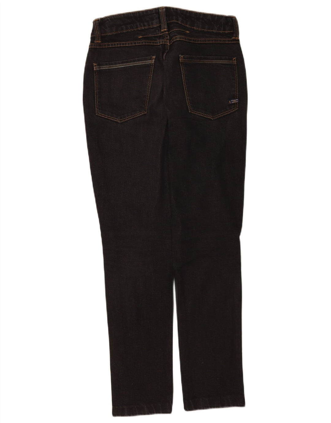 Massimo Dutti Dame Slim Jeans W27 L28 Sort Bomuld