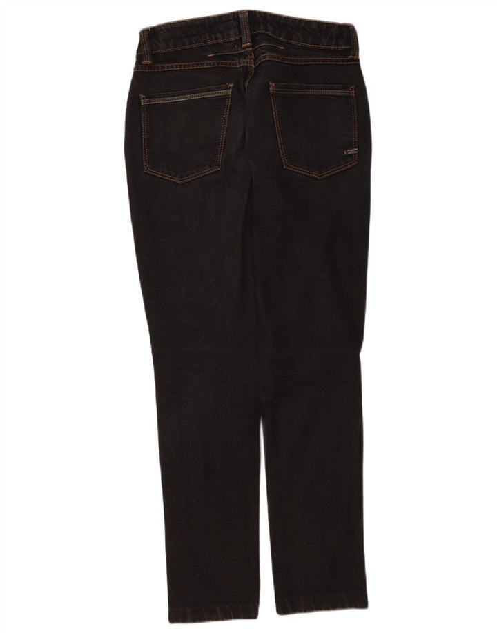 Massimo Dutti Dame Slim Jeans W27 L28 Sort Bomuld