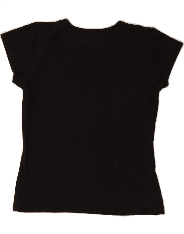 LEVI'S Girls Graphic T-Shirt Top 15-16 Years Black Vintage Levi's and Second-Hand Levi's from Messina Hembry 