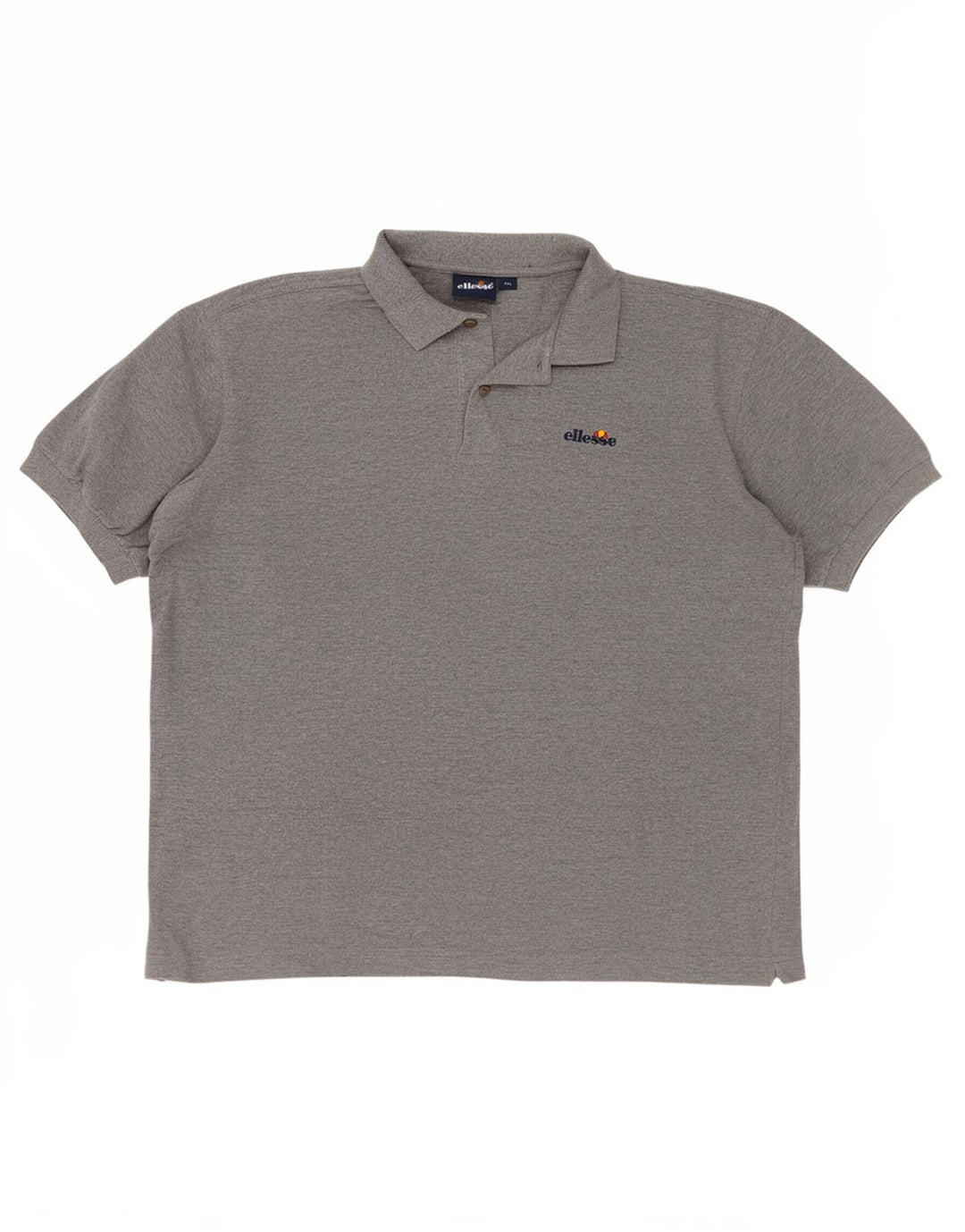 Ellesse Herre Polo Shirt 2XL Grå Bomuld