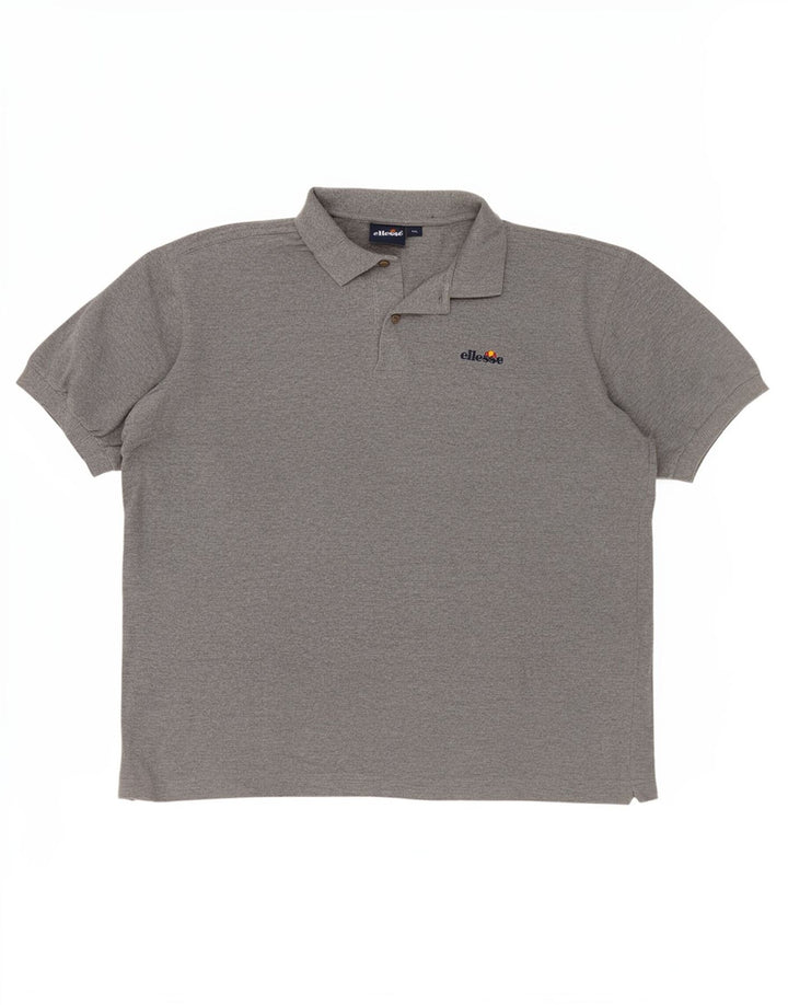 Ellesse Herre Polo Shirt 2XL Grå Bomuld