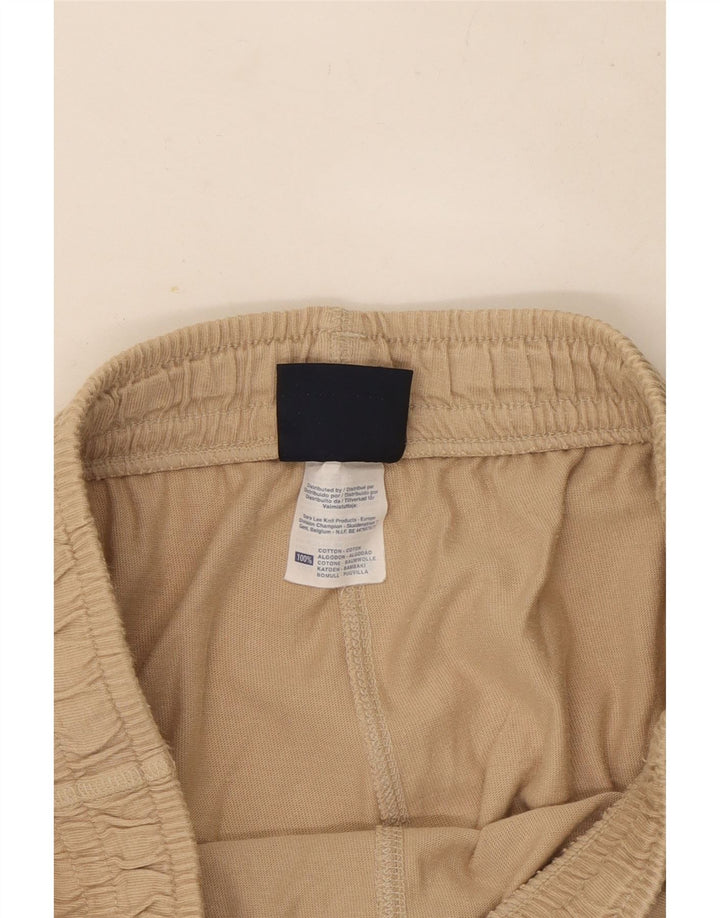 Champion Womens træningsdragt Bukser UK 12 Medium Beige Bomuld