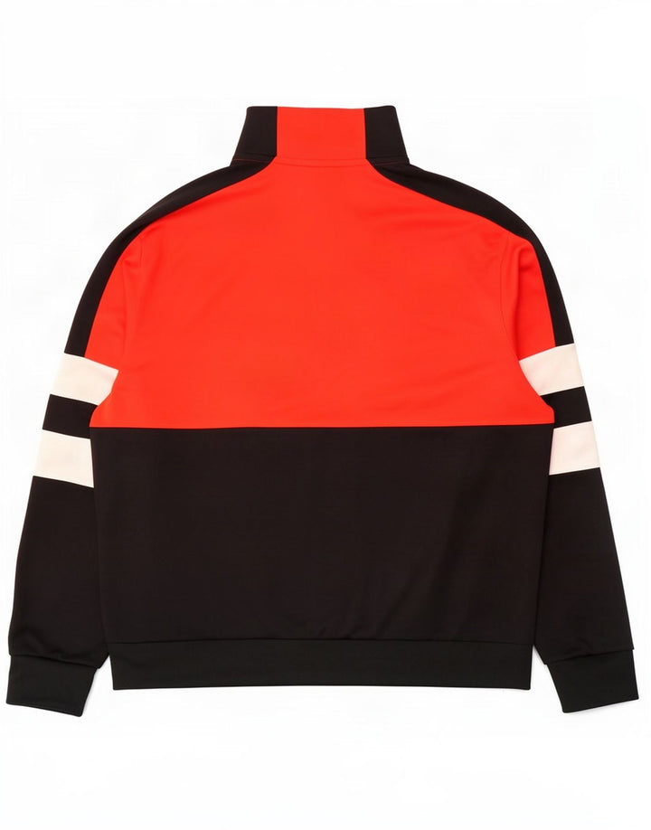 Nike Pullover til mænd træningsdragt Topjakke Medium Rød Colourblock Polyester