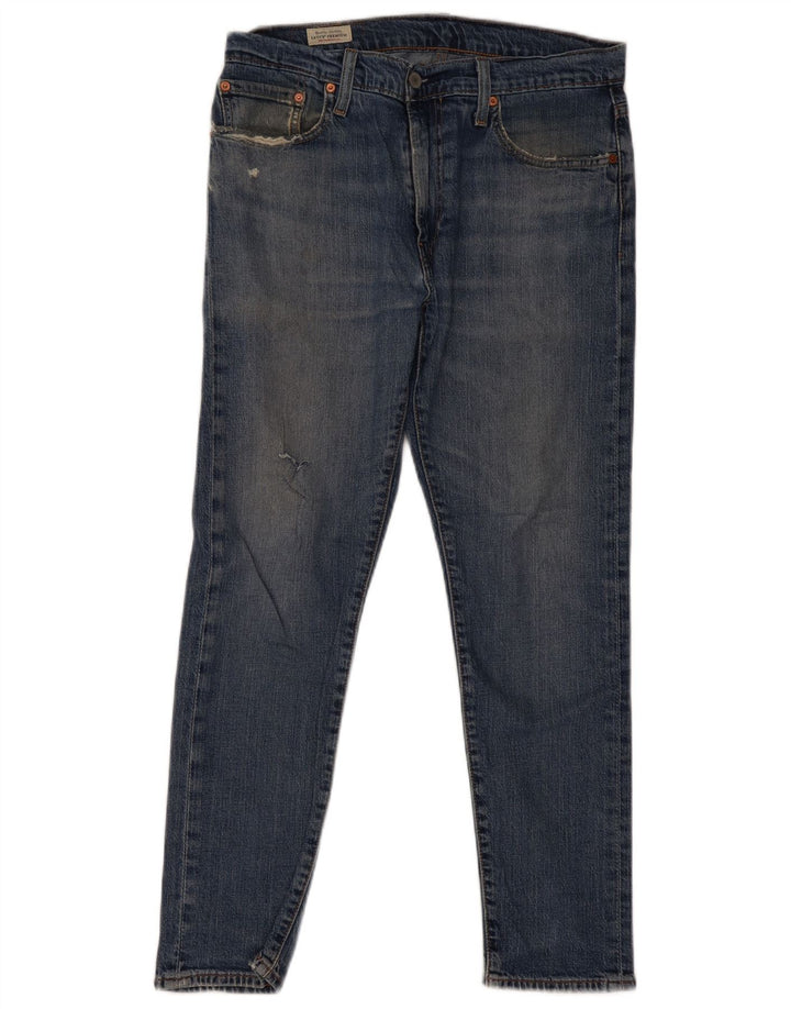 Levi's Herre 512 Slim Tapered Jeans W32 L30 Blå Bomuld